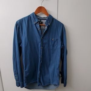 Steel & Jelly sz M long sleeve button-down shirt